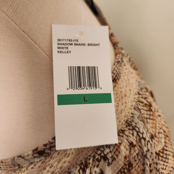 Jessica Simpson Snake Print Maxi Dress. NWT. Size Large - Picture 6 of 13